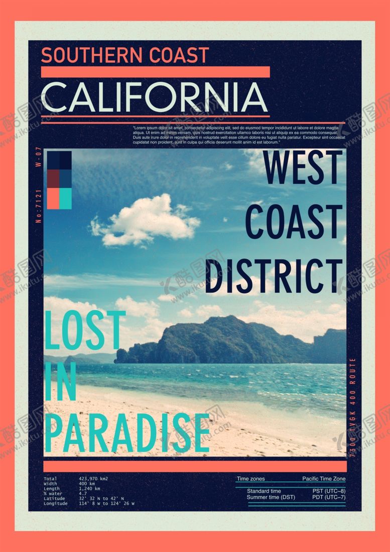 编号：31844810311828057542【酷图网】源文件下载-海滩摄影剪切潮流艺术海报