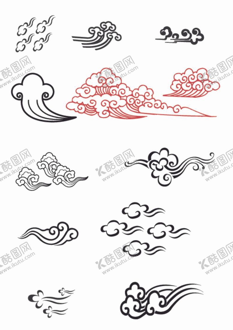 编号：86701309200448380563【酷图网】源文件下载-古典云纹
