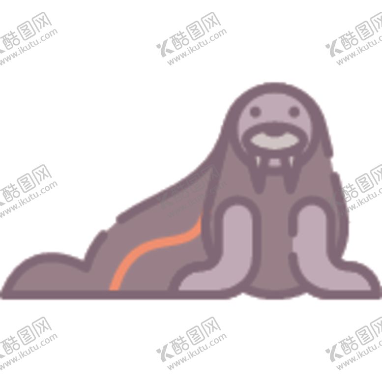 编号：31692507071725466544【酷图网】源文件下载-可爱海狮简笔画