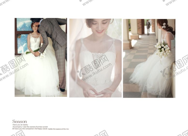 编号：74534309212246324295【酷图网】源文件下载-街头爱情时尚浪漫婚纱相册模板