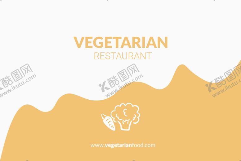 编号：52316110312142314589【酷图网】源文件下载-有机食物餐厅名片模板