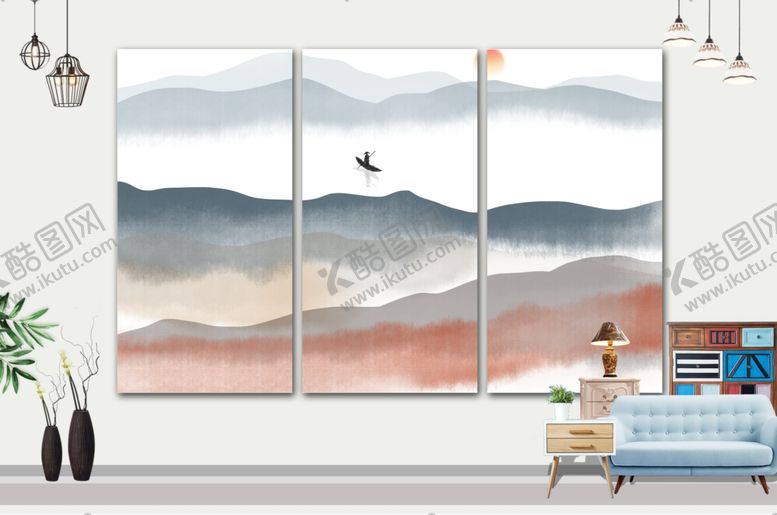 编号：22639810121444382716【酷图网】源文件下载-山水画