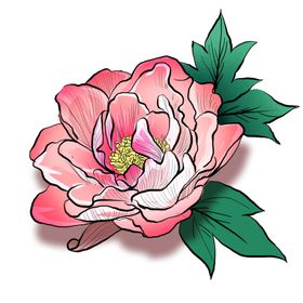 卡通手绘鲜花