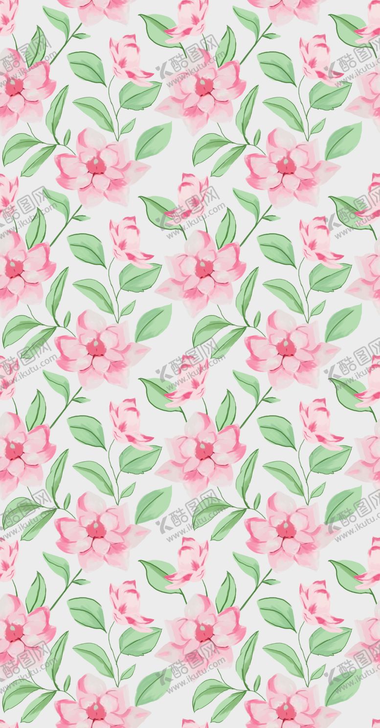 编号：23255601042016574353【酷图网】源文件下载-大牌粉色花卉图案