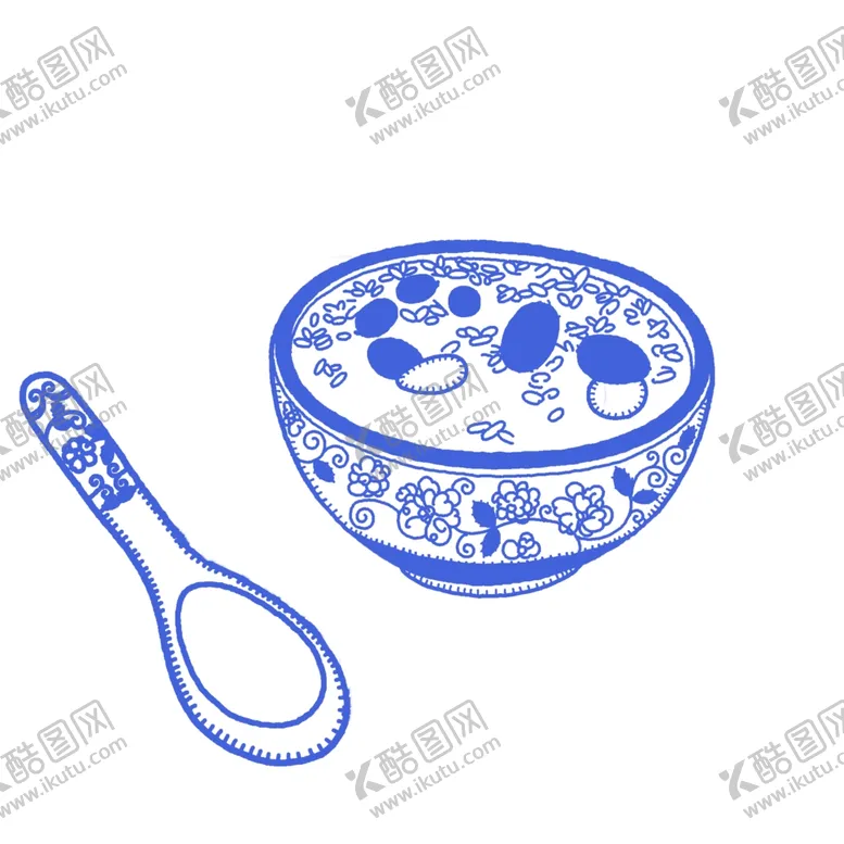 编号：25000706172242415098【酷图网】源文件下载-勺子和碗素材图