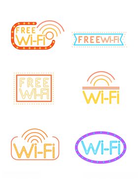 霓虹灯wifi效果设计
