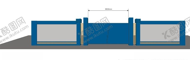 编号：63944607020220063976【酷图网】源文件下载-铁艺铁艺大门大门样式大门