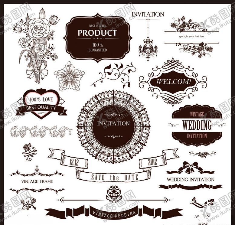 编号：73705309090906326048【酷图网】源文件下载-古式花纹韩式花纹外国花纹