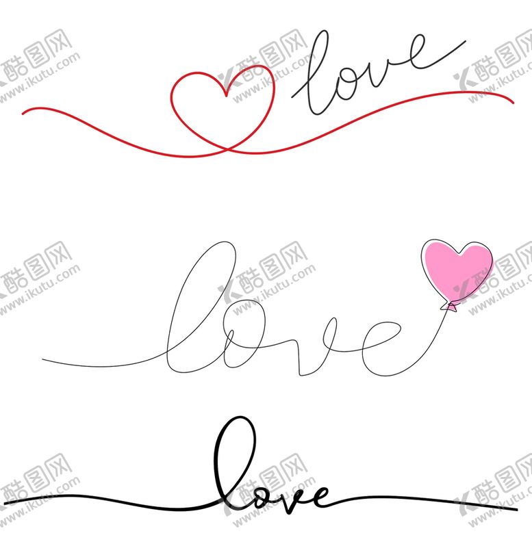编号：62475109161345590184【酷图网】源文件下载-love艺术字