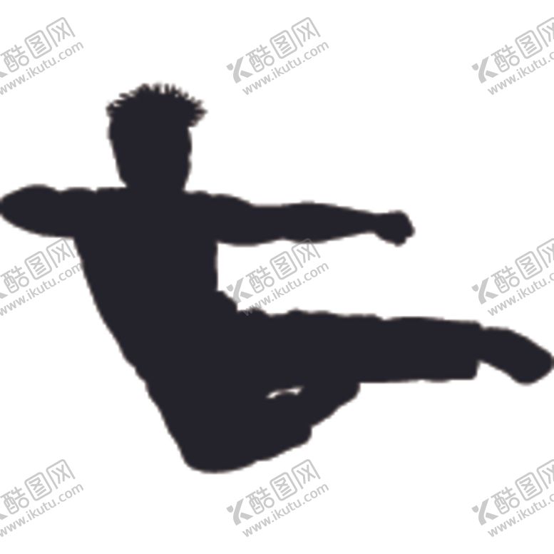 编号：68537505081206068073【酷图网】源文件下载-武术格斗剪影