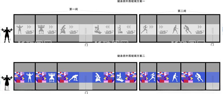 编号：18246002212249072157【酷图网】源文件下载-健身室玻璃文化