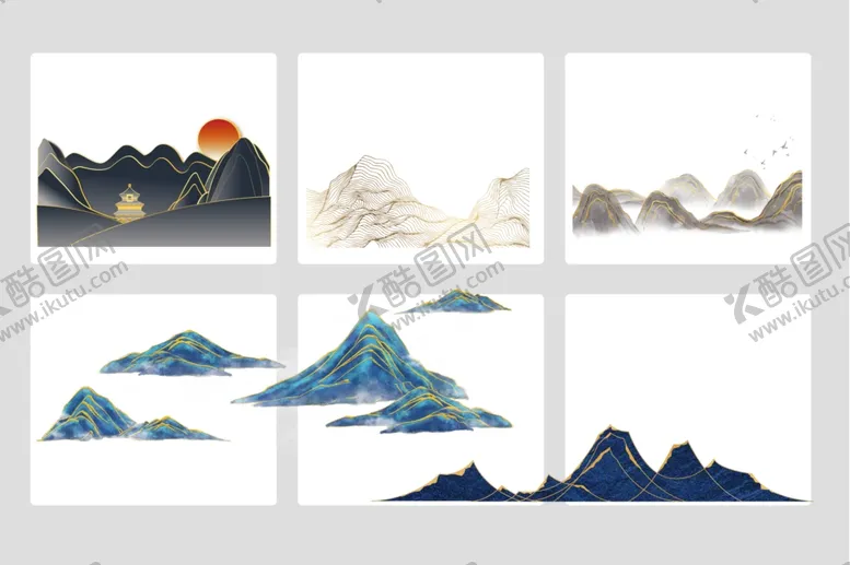 编号：33714506241213389110【酷图网】源文件下载-叠山素材