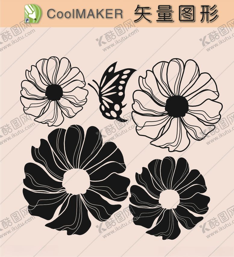 编号：97163010152313145226【酷图网】源文件下载-线稿剪影壁纸简洁手绘