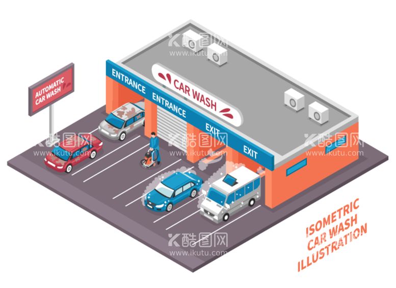 编号：92829312132153014841【酷图网】源文件下载-自动洗车