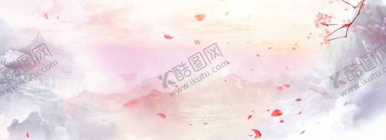 编号：92328610310236577383【酷图网】源文件下载-水彩唯美水墨