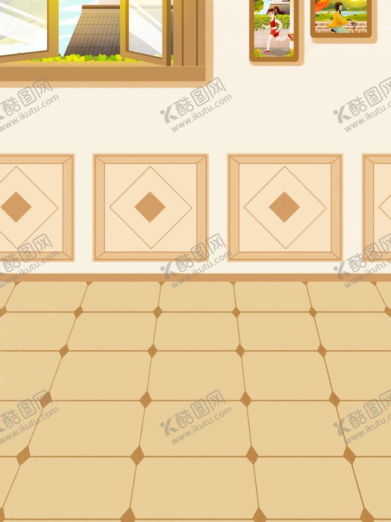 编号：24906809171342203843【酷图网】源文件下载-卡通室内