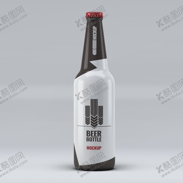 编号：99152809160419233768【酷图网】源文件下载-啤酒瓶子罐装包装效果图样机