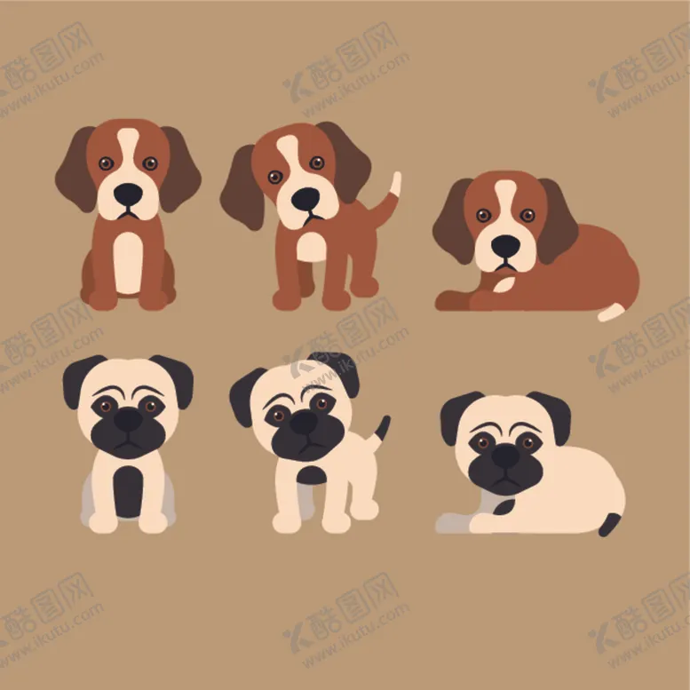 编号：17461403311432068292【酷图网】源文件下载-狗DOG动物卡通