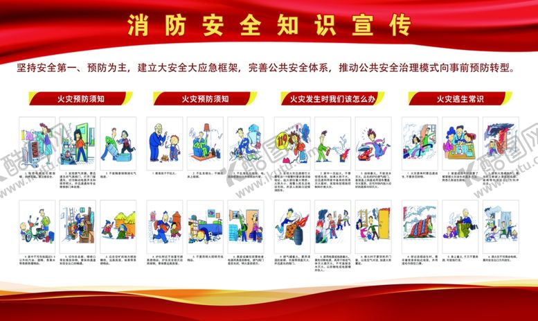 编号：50839112151548065109【酷图网】源文件下载-消防安全宣传知识