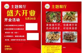 餐厅开业