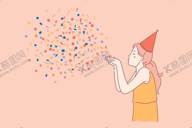 编号：36400010090309232723【酷图网】源文件下载-简约人物生活形象插画