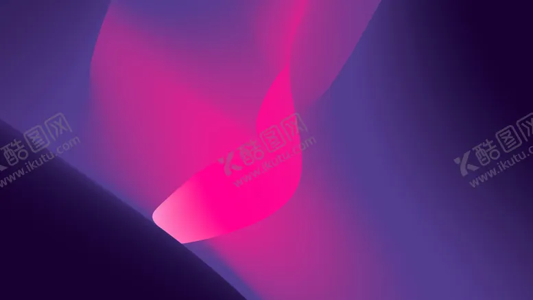 编号：78163301182056432584【酷图网】源文件下载-紫色发光3d抽象造型