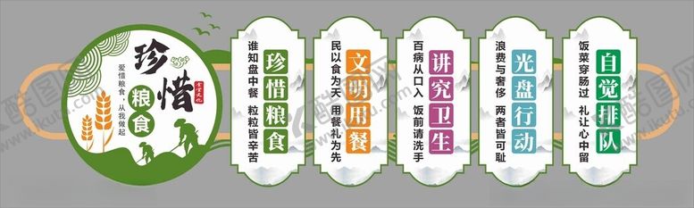 编号：66980104011956162408【酷图网】源文件下载-食堂文化墙