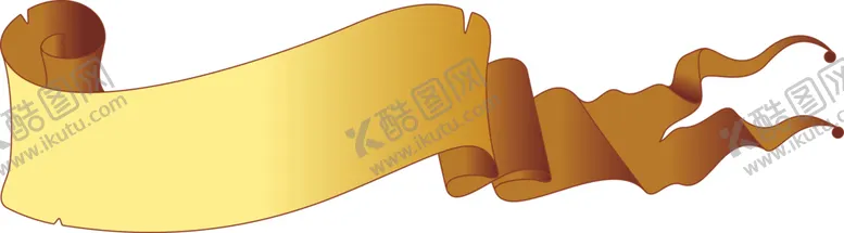 编号：30344007011608532622【酷图网】源文件下载-金黄色丝带