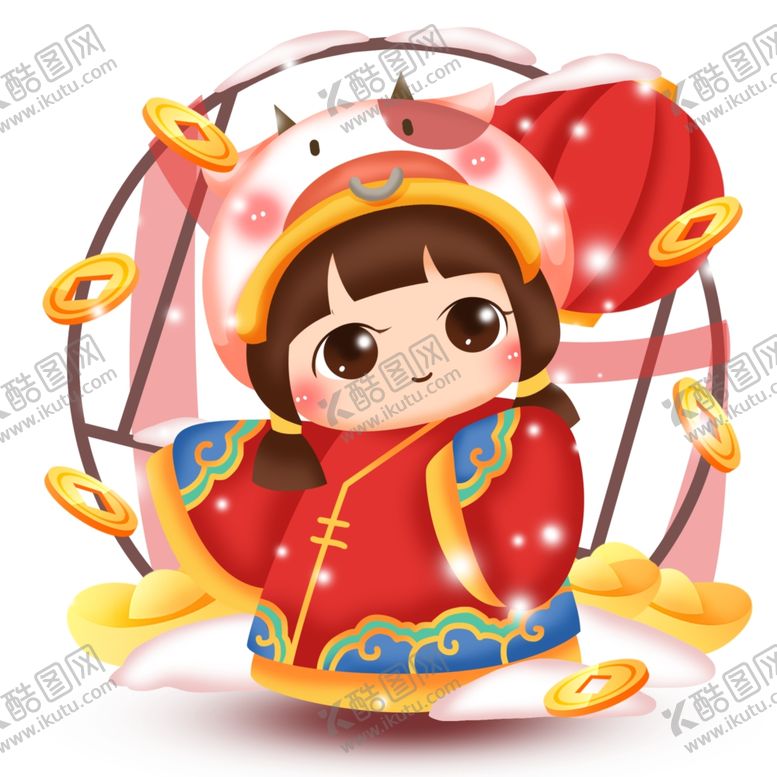 编号：18110709292047098509【酷图网】源文件下载-2021金牛送福牛年