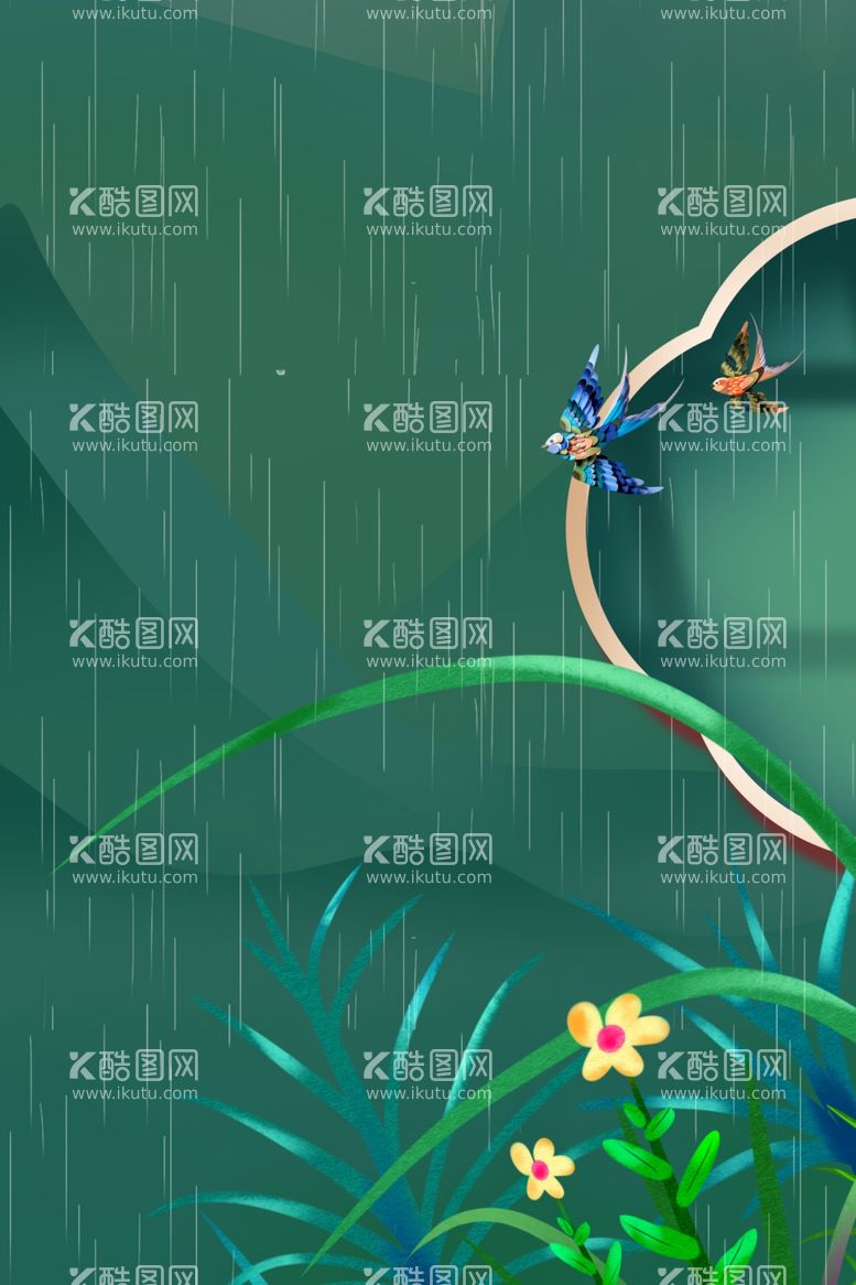 编号：45685311251625202736【酷图网】源文件下载-古典烟雨江南