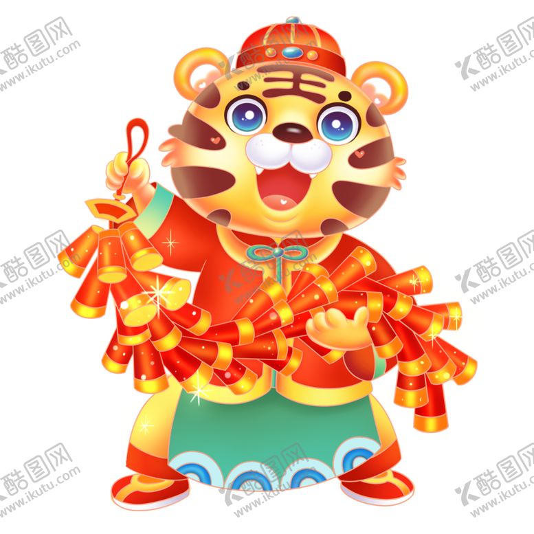 编号：39904601250833482316【酷图网】源文件下载-虎年大赛手绘原创元素单图主题