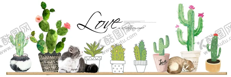 编号：20656301291308122507【酷图网】源文件下载-绿植装饰画