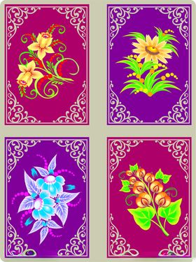 矢量花纹