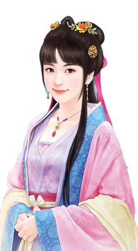 古装帅哥美女插画图片君子头像代佳人东方文化