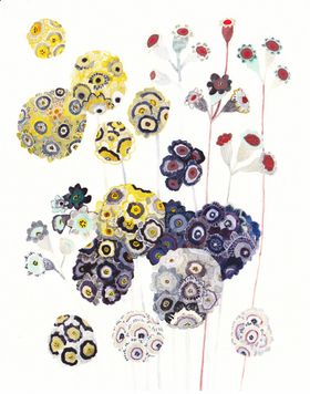 北欧风格淡色鸟禽水彩画