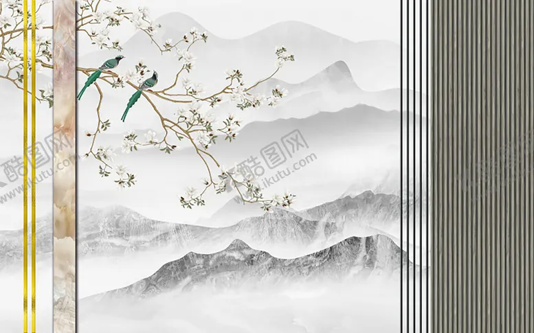 编号：24537609150523307590【酷图网】源文件下载-新中式背景