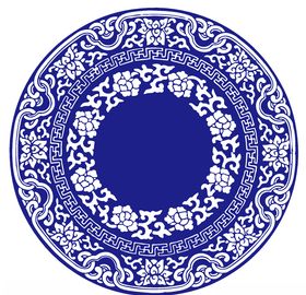 青花瓷纹理