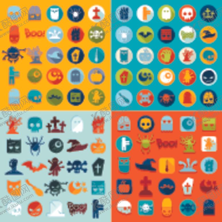 编号：70610604161120316431【酷图网】源文件下载-多彩节日图标集合