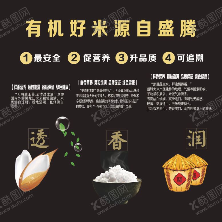 编号：65026410302151262239【酷图网】源文件下载-有机大米