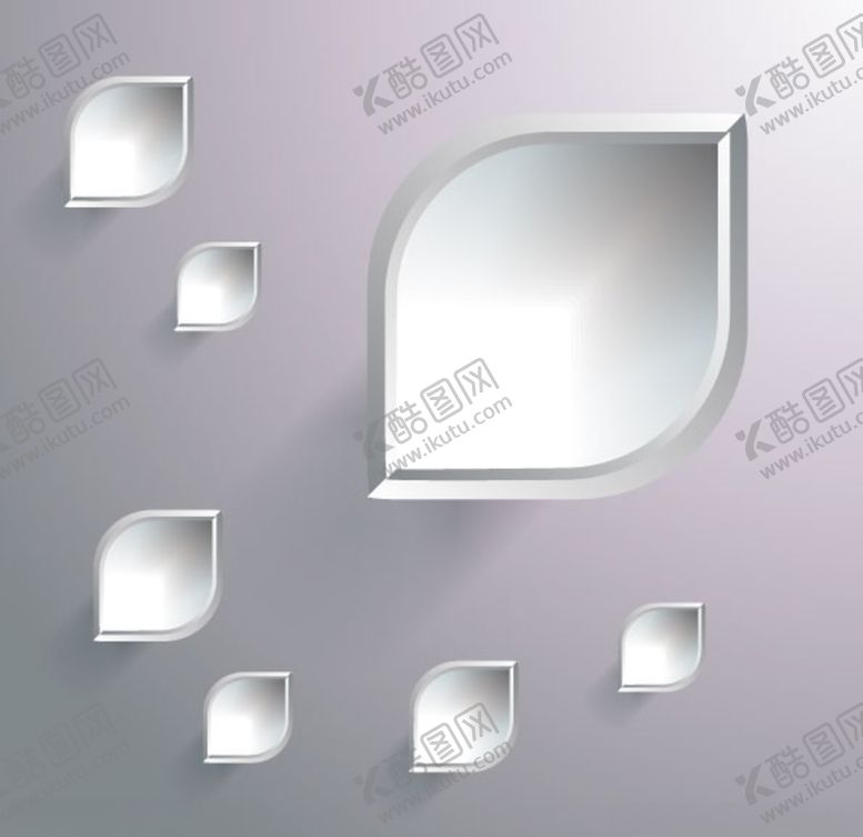 编号：45169310011308225182【酷图网】源文件下载-菱形叶子海报