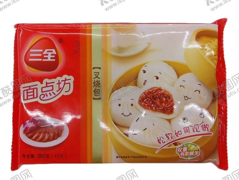 编号：87245005102320517042【酷图网】源文件下载-安井叉烧包360g