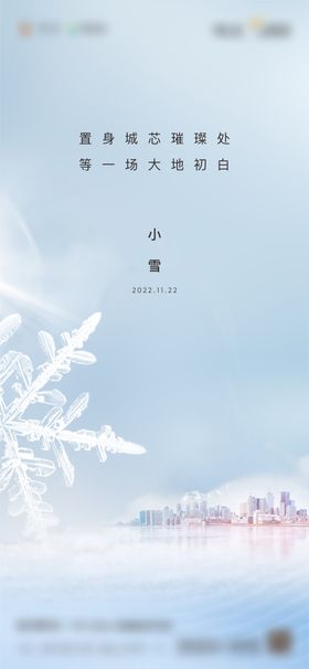 小雪地产海报