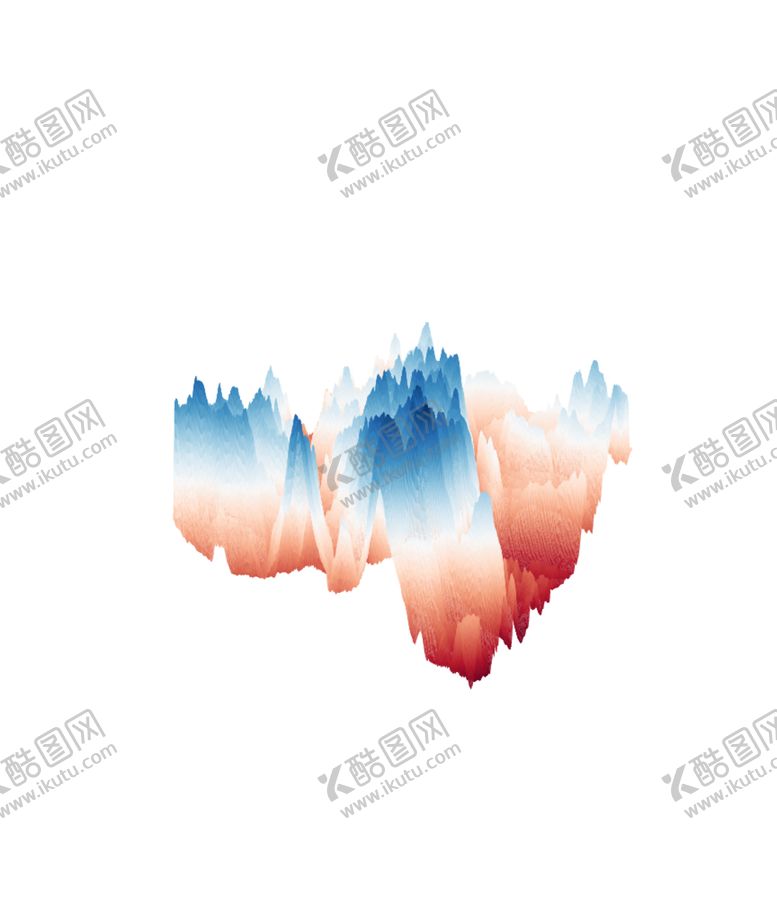 编号：88685809211403153874【酷图网】源文件下载-抽象山峰