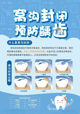 窝沟封闭预防龋齿