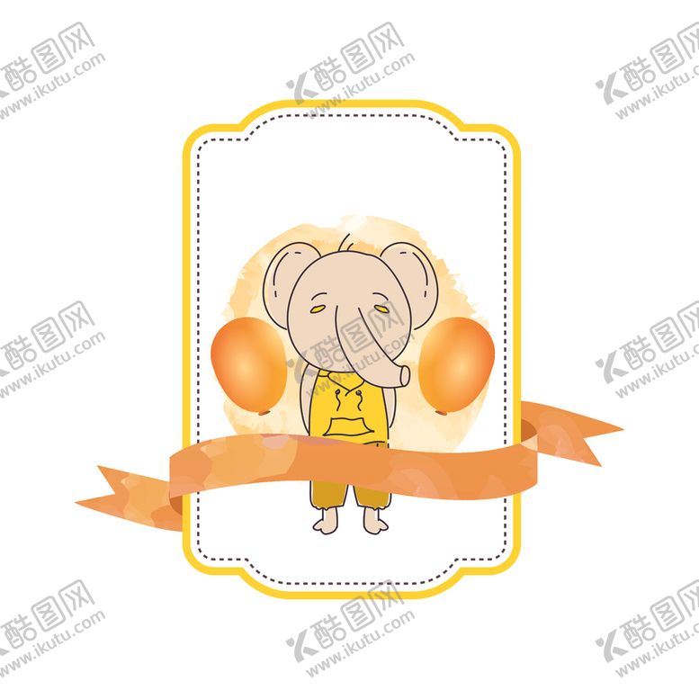 编号：99289809201112462970【酷图网】源文件下载-卡通动物卡片