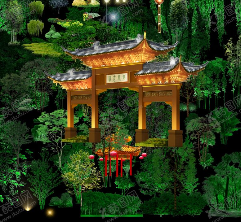 编号：82662609211421268802【酷图网】源文件下载-夜景素材植物素材