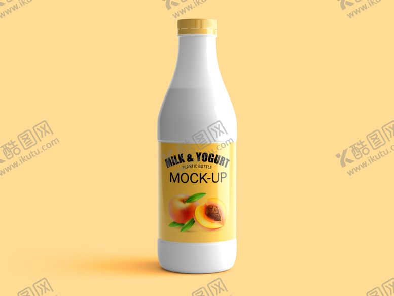 编号：49934710060309067946【酷图网】源文件下载-牛奶饮料瓶样机