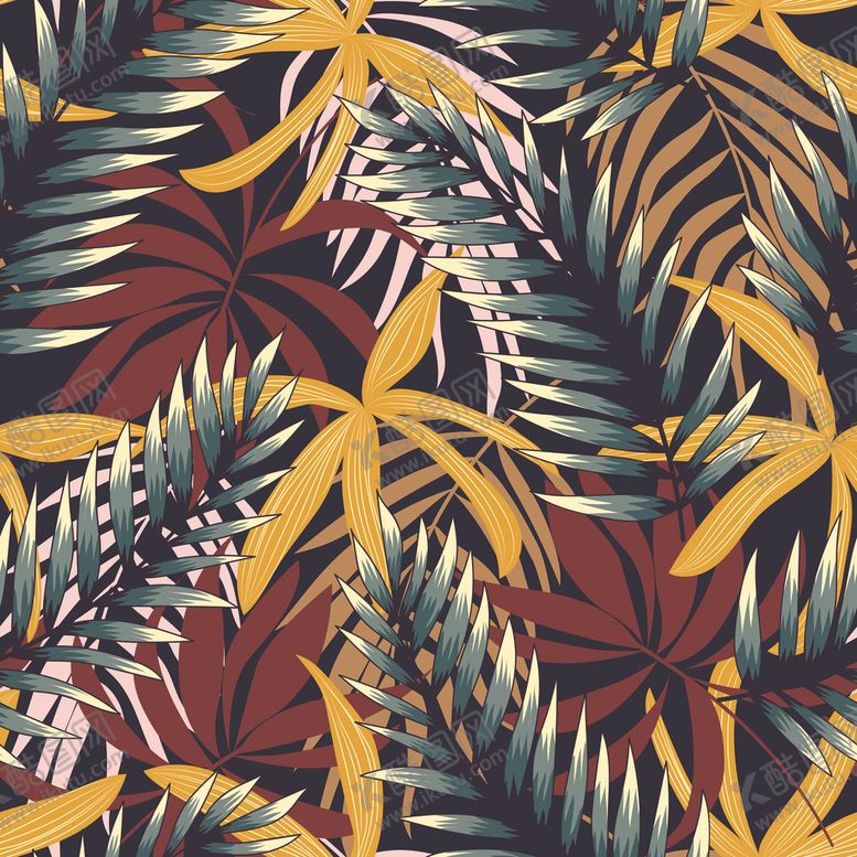 编号：81901310301459576561【酷图网】源文件下载-连续花纹