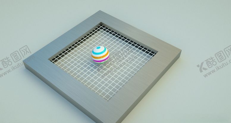 编号：73165210200332214567【酷图网】源文件下载-C4D圆球弹跳拉网效果