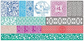 窗花镂空花纹屏风隔断雕花